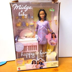 African American Happy Family Midge and Baby